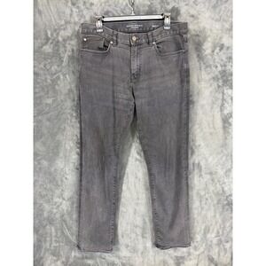 Banana Republic Traveler Slim Luxe Pants Mens 33x32 True Black 389371-00